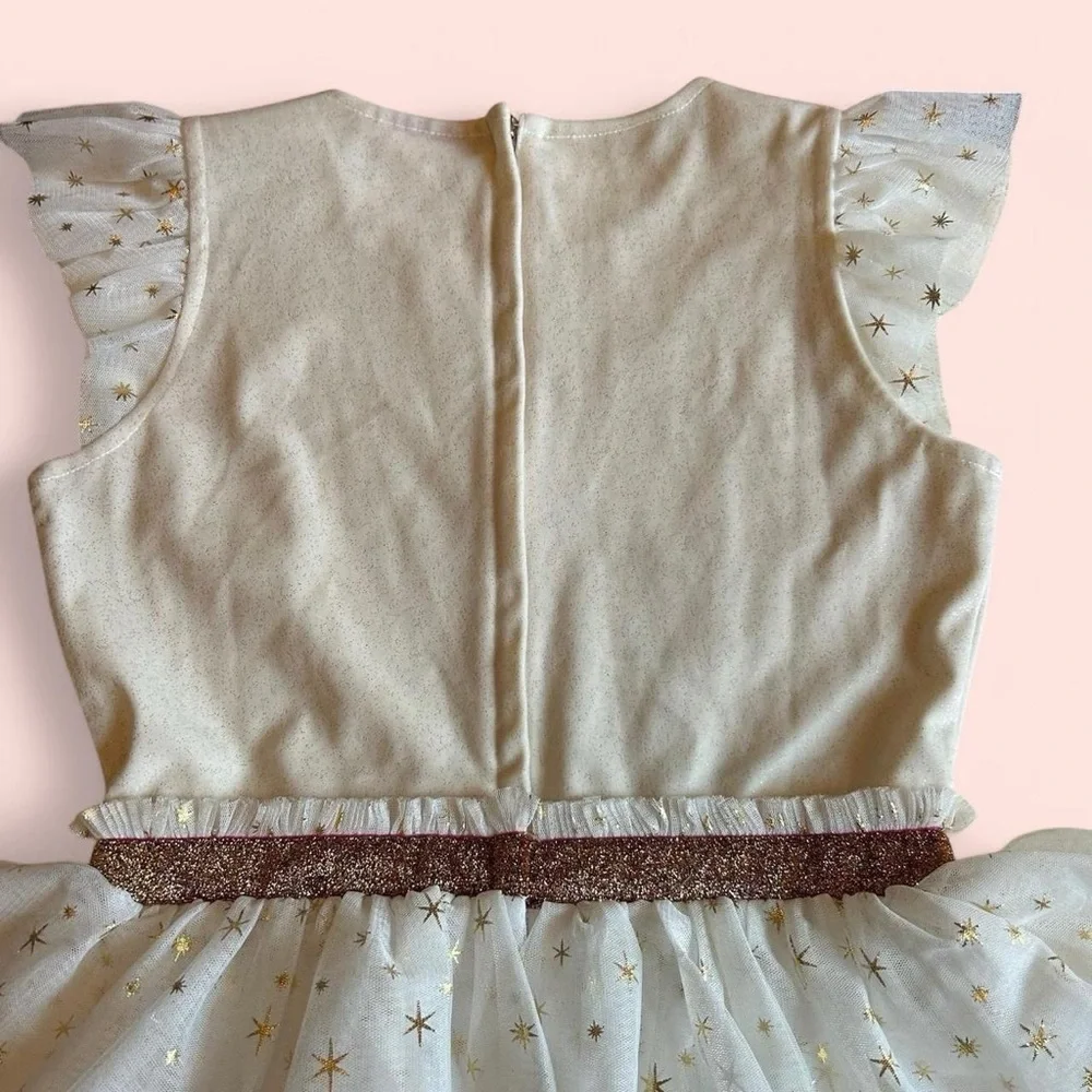 Golden Twinkle Party Dress – Size 14 (American Girl)